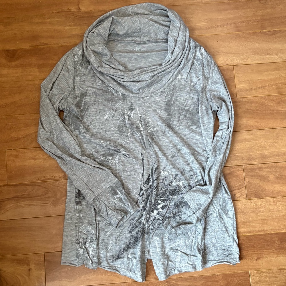 Eric Alexandre Gray Knit Top